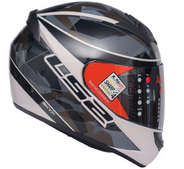 LS2 FF352 Recruit Matt Black Grey Helmet - Image 3