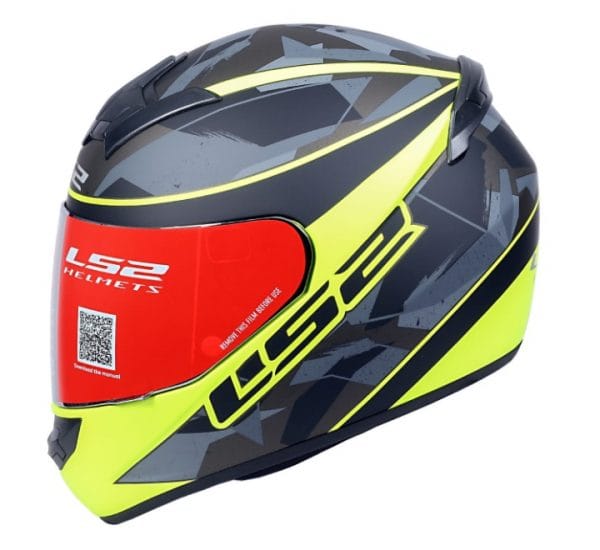 LS2 FF352 Recruit Matt Black Yellow Fluo Helmet