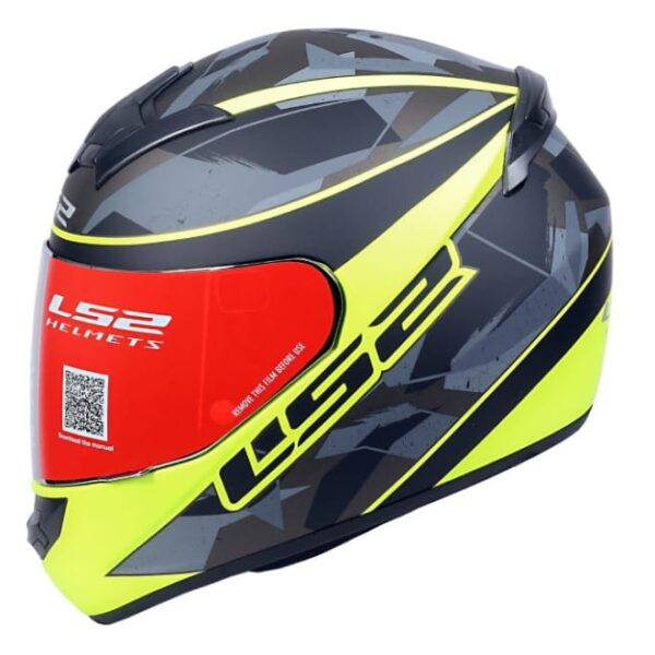 LS2 FF352 Recruit Matt Black Yellow Fluo Helmet