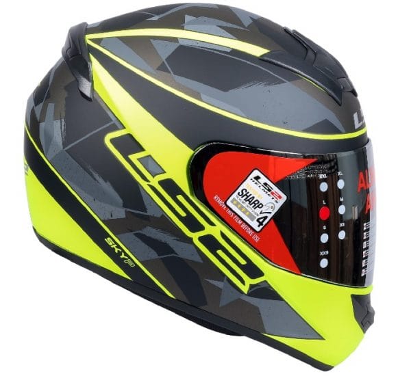 LS2 FF352 Recruit Matt Black Yellow Fluo Helmet - Image 3