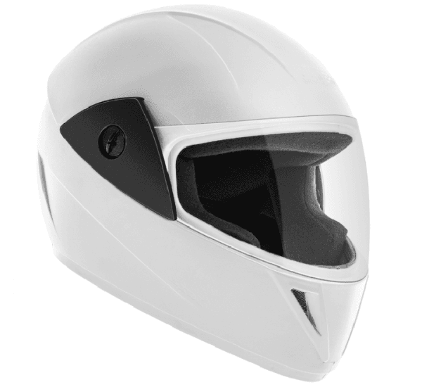 Gliders Jazz White Helmet - Image 3