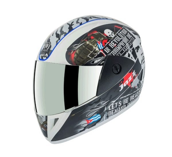 Gliders Jazz DX D4 Matt White / Blue Helmet