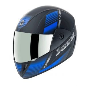 Gliders Jazz DX D5 Matt Black / Blue Helmet