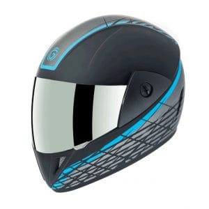 Gliders Jazz DX D6 Matt Black / Blue Helmet
