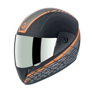 Gliders Jazz DX D6 Matt Black / Orange Helmet