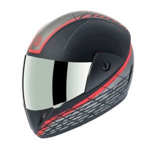 Gliders Jazz DX D6 Matt Black / Red Helmet