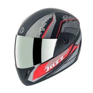 Gliders Jazz DX D7 Matt Black / Red Helmet