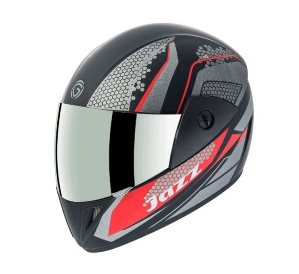 Gliders Jazz DX D7 Matt Black / Red Helmet