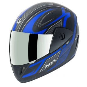 Gliders Jazz DX D8 Matt Black / Blue Helmet