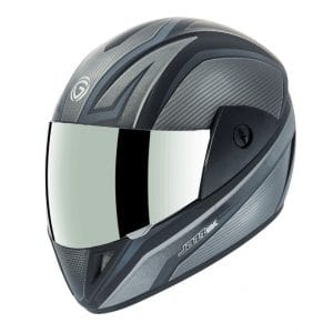 Gliders Jazz DX D1 Matt Black / Silver Helmet