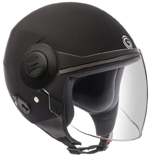 Gliders Vintage Gloss Black Helmet