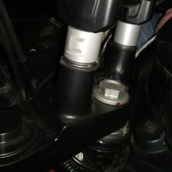 Carbon Racing Handlebar Risers for DOMINAR 400/250- Silver