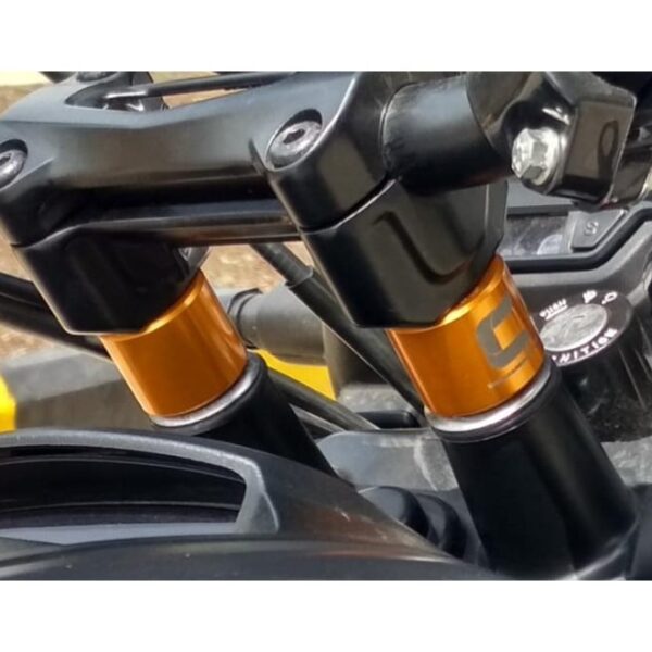 Carbon Racing Handlebar Risers for DOMINAR 400/250- Orange
