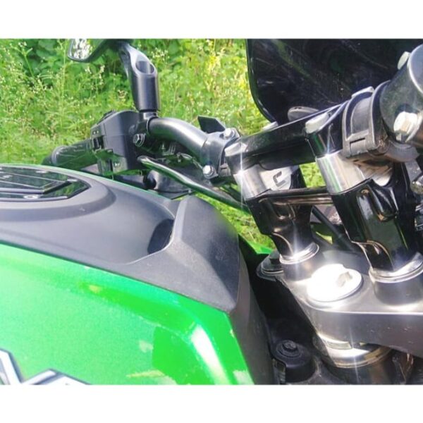 Carbon Racing Handlebar Risers (Type-2) for DOMINAR 400/250- Silver