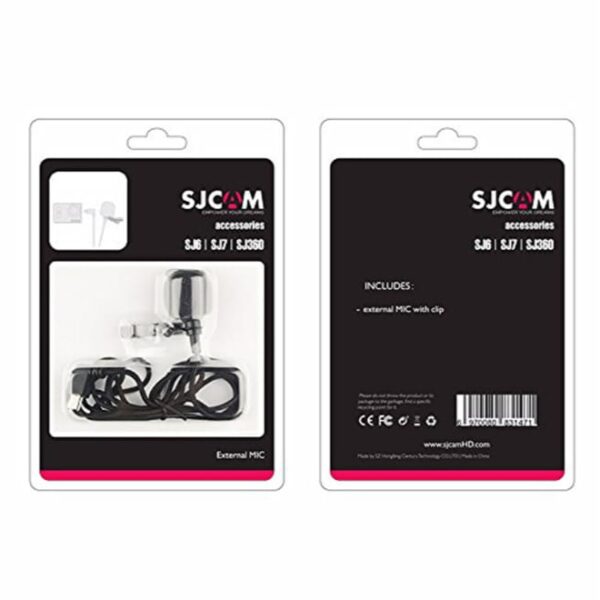 SJCAM External Microphone for SJ6 SJ7- Short cable