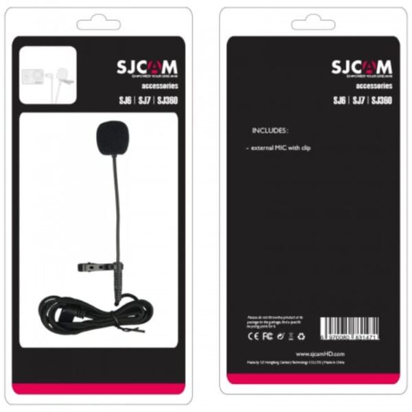 SJCAM External Microphone for SJ6 SJ7- Long cable