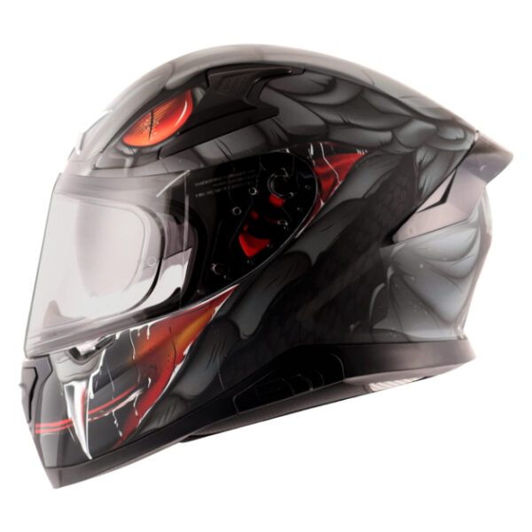 Axor Apex Venomous Dull Black Grey Helmet