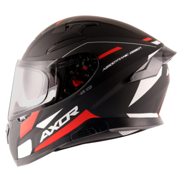 Axor Apex Turbine Helmet Gloss (Black Red Grey)