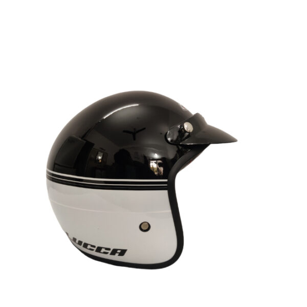 BF2 OF-605 Lucca White Gloss Helmet