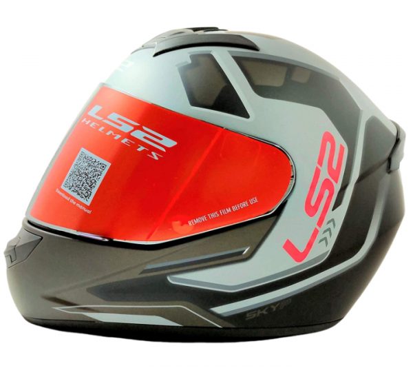 LS2 FF352 Rookie Iron Face Matt Black Grey Helmet