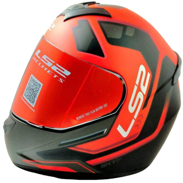 LS2 FF352 Rookie Iron Face Matt Black Red Helmet