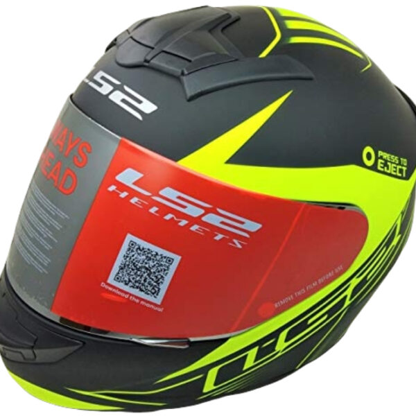 LS2 FF352 Lighter Matt Black Fluo Yellow Helmet