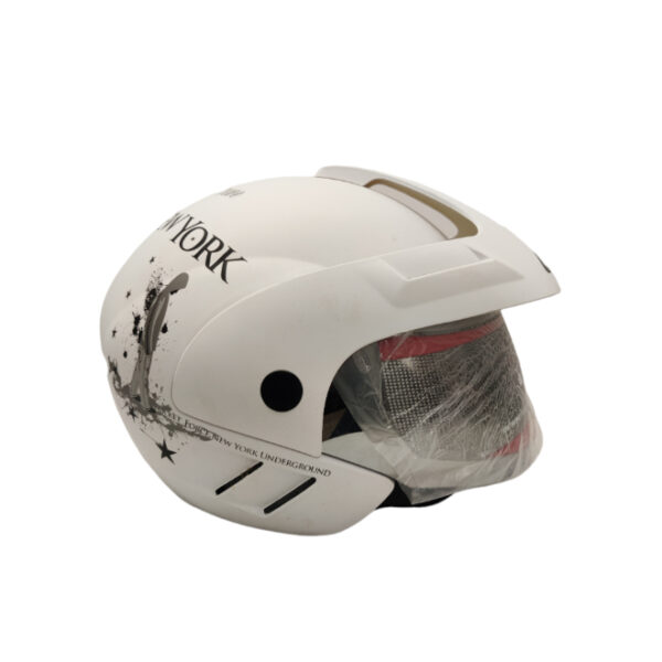 BF2 FF908 Graphic Matt White New York Helmet