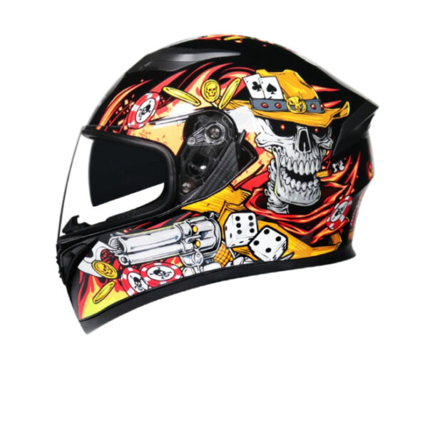 BSDDP Red Poker Helmet