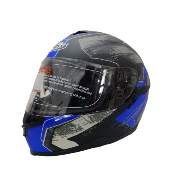 Cross Scorpion Helmet (Matt Black/Blue)