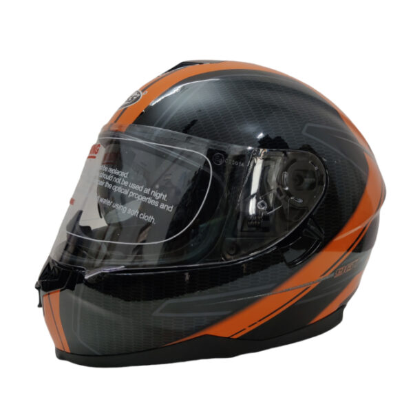 Cross Scorpion Gloss Helmet (Black/Orange)