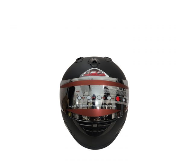 BF2 FF313 Plain Matt Black Helmet - Image 2