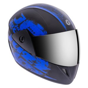 Gliders Jazz DX D11 Matt Black / Blue Helmet