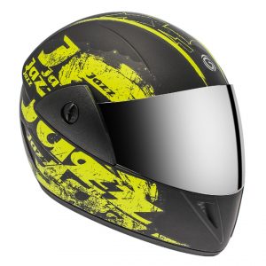 Gliders Jazz DX D11 Matt Black / Yellow Helmet