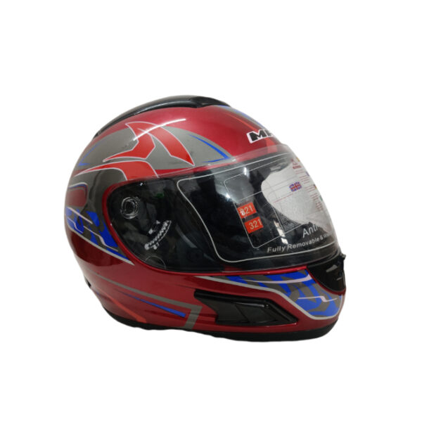 MRC 321 Sage Red/ Silver Helmet