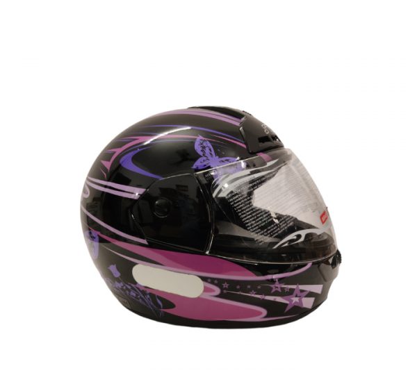 RVC FF603 Pearl Black E. Girl Helmet