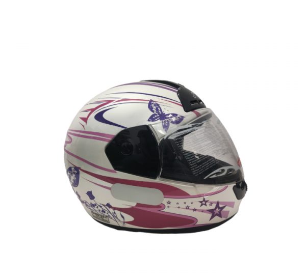 RVC FF603 Pearl White E. Girl Helmet