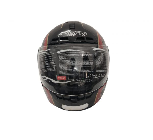 RVC FF603 Black / LGk Helmet - Image 2