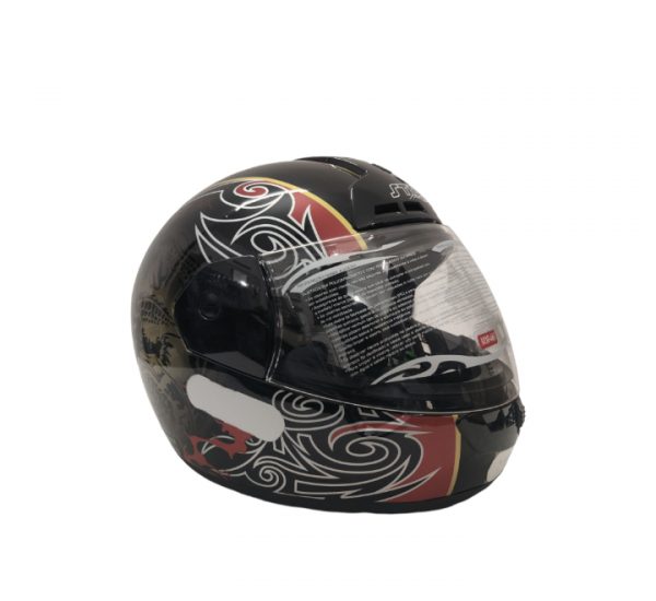 RVC FF603 Black / LGk Helmet