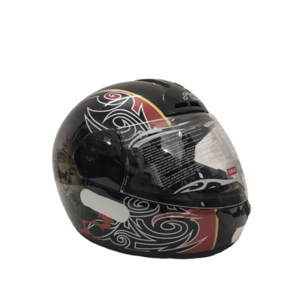 RVC FF603 Black / LGk Helmet