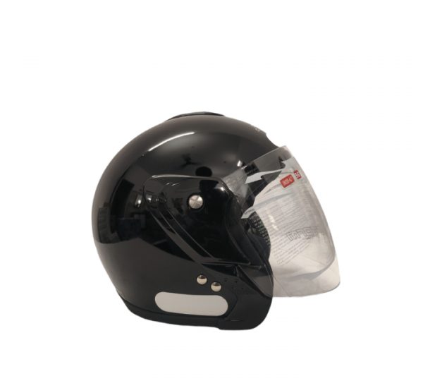 RVC OF617 Plain Gloss Black Helmet