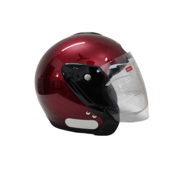 RVC OF617 Glossy Blood Red Helmet
