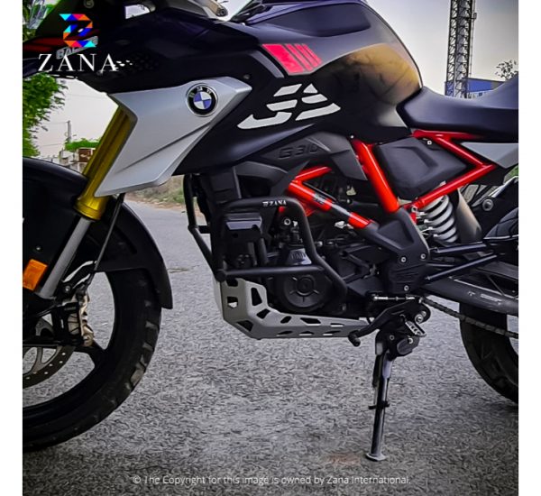 Zana BMW G310 GS - Lower Engine Guard With Puck Black (ZI-8158)