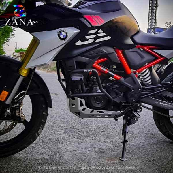 Zana BMW G310 GS - Lower Engine Guard With Puck Black (ZI-8158)
