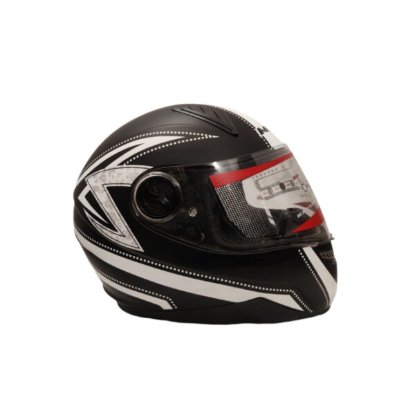 MRC FF319 Matt Black White Dots Helmet