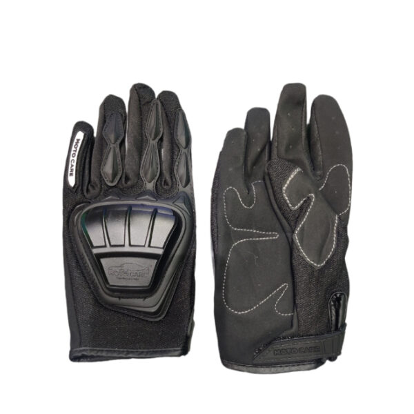 Motocare Full Gloves- Black