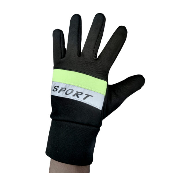 Sport Gloves- Black/ Green/ Grey