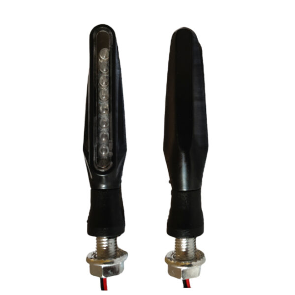 LED Indicator Pencil Type for Universal Motorcycle (Set of 2)- Yellow T2
