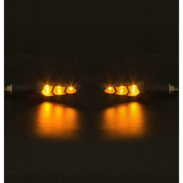 LED Indicator 3 LED Yamaha Type for Universal Motorcycle (Set of 2)