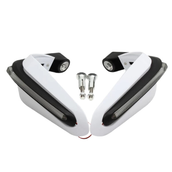 Hand Guard LED Single Lock (White)