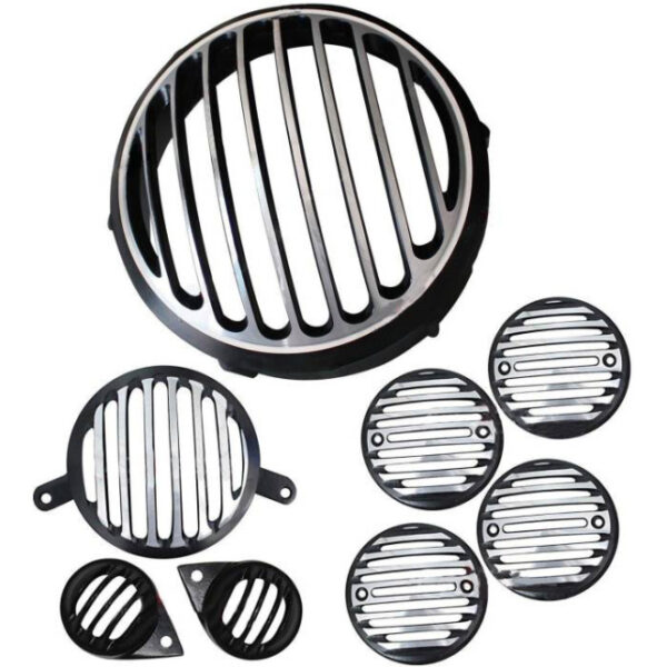 Classic Diamond Headlight Grill (Set of 8)